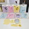 Espejo y peine familiares lindos de Sanrio, lindos Kuromi, My Melody, Cinnamoroll, Pompompurin, espejo de un solo lado plegable