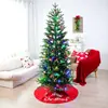 Decoraciones Navideñas de Amazon Transfronterizas Luz LED Bicolor Iluminado PE+PVC Árbol de Navidad de Lápiz Simulado Adorno