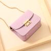 Bolso Pequeño para Mujer, Nuevo Estilo Versión Coreana, Bolso Sencillo Versátil con Cadena de Cierre, Bolso Cuadrado Pequeño, Bolso Bandolera de Un Hombro