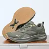 Zapatos de hombre para primavera y verano, antideslizantes, ligeros, zapatillas deportivas elásticas, zapatillas de correr transpirables de malla, acolchadas, de suela blanda, zapatillas de correr casuales de moda