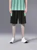 Shorts Esportivos de Verão para Homens, Marca da Moda, Design Fino, Caimento Solto, Tamanho Grande, Shorts Casuais para Corrida e Treino, Calça de Cinco Pontos