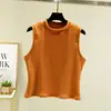 Chaleco térmico de terciopelo de doble cara con cuello semi-alto sin costuras para mujer, con relleno de terciopelo, ropa interior base de otoño e invierno, ropa de otoño