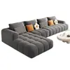 Nuevo sofá chaise puff estilo crema para sala de estar, adecuado para varios tamaños de hogares, muebles modulares de esquina, sofá de tela de terciopelo para uso doméstico