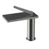Grifo de acero inoxidable, grifo de baño, grifo para lavabo de agua fría y caliente, grifo doméstico para lavabo