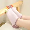 Calcetines de Algodón de Colores para Mujer Calcetines de Cinco Dedos para Mujer Calcetines de Colores Bajos con Talón Calcetines de Cinco Dedos que Absorben el Sudor Calcetines Invisibles Transpirables para Dedos