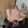 Bolsa de Mão Bordada com Diamantes Transfronteiriça 2026 Novo Design de Nicho Color-Blocking Multibolsos Bolsas de Ombro e Transversais