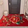 Novo Tapete de Chão Tridimensional Floral de Terra de Diatomáceas para Entrada, Capacho Decorativo, Absorvente de Água, Secagem Rápida, Tapete Antiderrapante