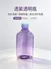 Botellas de plástico transparente PET, dispensadores de loción tipo bomba, botellas cuadradas planas, botellas vacías de champú de 200 ml, directo de fábrica