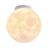 Lámpara de luna creativa, grande, moderna, sencilla, para pasillo, lámpara de techo, creativa, para habitación de niños, dormitorio, lámpara de luna