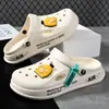 Sandalias de suela gruesa para hombre, zapatos de verano 2023, antideslizantes, informales, de suela blanda, para playa.