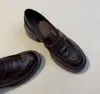 Piel de Oveja~Retro Viaje Diario Piel Genuina Suela Gruesa Tacón Grueso Mocasines Temperamento Femenino Versátil Zapatos Pequeños de Cuero Zapatos Individuales Mary Janes