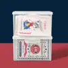 Caixa de Armazenamento para Cartas de Baralho Caixa de Armazenamento Transparente de Plástico para Cartas de Jogo Caixa Organizadora para Cartões de Identidade Cartões de Prática Cartões de Visita