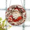 Decoración de Jardín Plana Acrílica Transfronteriza Atrapasoles Pavo Real Hombre de Jengibre Navidad Día de Todos los Santos Regalo Colgante de Jardín