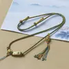 Cordón para Collar Tejido a Mano Estilo Tíbet, Cordón para Colgante de Clavícula, Esquema de Colores Estilo Tíbet, Cordón para Accesorio Thangka, Estilo Popular en Línea