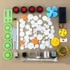 Set de Accesorios de Engranajes de Plástico Piñones de Nylon Poleas DIY Hecho a Mano Juguete de Motor Pequeño Paquete Coche Pequeño