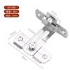Hebilla de puerta sin perforaciones Hebilla para puerta corredera de inodoro Hebilla para cerradura de puerta de mueble Hebilla Perno de acero inoxidable Pestillo de puerta de habitación hebilla