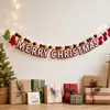 Suministro transfronterizo exclusivo: Guirnalda de fieltro navideño, Árbol de Navidad, Calcetines, Copos de nieve, Cuentas de madera, Banderines, Decoraciones de chimenea, Envío OEM