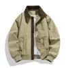 Nueva Chaqueta de Solapa para Hombre de Primavera y Otoño Estilo Coreano Moderna Deportiva Casual Traje Superior Elegante Fabricante Venta al por Mayor
