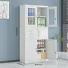 Archivero de oficina, archivador de acero para documentos, mueble de almacenamiento para el hogar, gabinete con cerradura, mueble con ruedas, archivador metálico