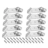 Código de ángulo multifuncional soporte de ángulo de cama fija de tres lados conector de refuerzo de daño de mesa y silla de muebles soporte de estante código de colgar trapezoidal