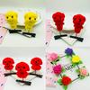 Pinza para el pelo de dibujos animados para niños, pinza de molinillo de viento linda, pinza de cerdito creativa
