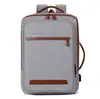 Mochila minimalista de gran capacidad transfronteriza para ir al trabajo, bolsa para portátil unisex, mochila casual de viaje para estudiantes universitarios