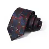 Gravata Masculina Poliéster Seda Bordada Amarrada à Mão Gravata Masculina Transfronteiriça Mais Vendida 8cm Gravata Masculina de Alto Padrão Fábrica de Shengzhou