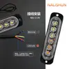 Luz Estroboscópica para Coche Luz Láser de Advertencia Anti-Colisión Trasera Uso en Coche Luz Decorativa para Coche