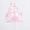 Decoración de Pastel de Princesa Elsa de Cuarta Generación Dibujos Animados Muñeca Elsa de Frozen Figura de Olaf Topper de Castillo
