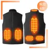 Chaleco calefactor eléctrico transfronterizo para hombre, calefacción inteligente de grafeno, UAB, temperatura constante, cálido, resistente al frío, con clip para caballo.