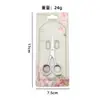 Venta Directa de Fábrica Tijeras para Barba de Acero Inoxidable 3.0 Gruesas Punta Redonda Punta Afilada Tijeras para Barba y Vello Nasal de Hombre Tijeras Pequeñas para el Hogar