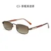 Nuevas Gafas de Sol Metálicas Polarizadas Antivaho con Marco Pequeño Estilo Europeo y Americano de Moda para Hombres Gafas de Sol de Moda para Mujeres Inserto de CP