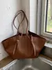 Nova Bolsa Tote Vintage 2026 para Mulheres, Grande Capacidade para o Dia a Dia, Padrão Trançado, Bolsa de Ombro, Bolsa de Mão, Nicho e Versátil