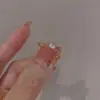 Anillo de Luz estilo Coreano Nicho de Lujo Exquisito Anillo de Dedo de Amor ins Anillo Abierto Apilado para Mujer Set de Anillos Combinación de Anillos