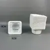 Porta-copos duplo para milk tea plástico dois copos pires porta-copos para viagem para milk tea antiderramamento fixo espessado porta-copos descartável comercial