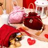 Bolsa de terciopelo para dulces de boda bolsa de dulces de boda de mano para compromiso caja de dulces de boda de recuerdo bolsa de regalo creativa de cumpleaños para luna llena