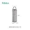 FaSoLa Novo Estilo Simples Bolsa de Banho de Malha Viagem Ao Ar Livre Portátil Bolsa de Higiene Pessoal Armazenamento de Viagem Bolsa Cosmética