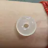 Fivela de Segurança de Calcedônia Branca de Alta Qualidade Peças Soltas Acessórios para Pulseira DIY, Fivela de Segurança de Calcedônia Branca 20mm Joia