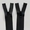 Zíper Invisível Retrorefletor de Nylon Nº 5 Gola de Roupa Bolso de Calça Puxador Retrorefletor Cabeça de Amêndoa Cordão