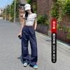 Pantalones Deportivos de Secado Rápido Estilo Americano para Mujer, Modelos de Primavera y Verano, Diseño de Remaches, Estilo Holgado, Pantalones Casuales de Pierna Ancha, Cintura Elástica, Pantalones de Jazz