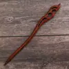 Área Turística Souvenir Antiguo Hecho a Mano Sándalo Rojo Pasador Estilo Chino Madera Broche de Madera para el Cabello para Mujeres