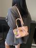 Bolso Cubo de Alta Gama Plegado Transfronterizo para Mujer, Moda Nueva Primavera 2026 Bolso de Hombro con Lazo Bolso Cruzado
