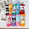 Calcetines de Dibujos Animados Estilo Japonés para Mujer, Calcetines Cortos de Algodón Peinado para Mujer, Calcetines Invisibles para Mujer Adulta, Calcetines de Dibujos Animados Lindos de Moda, Calcetines para Estudiante