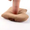 Esponja de Terciopelo de Cristal para Polvo de Galleta de Chocolate, Esponja de Terciopelo para Polvos Sueltos, Corrector, Rubor, Aplicación de Maquillaje, No Absorbe el Polvo, Entrega Directa de Fábrica, Maquillaje
