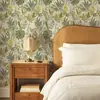 Papel de Parede Floral Transfronteiriço Espessado Impermeável Pvc Autoadesivo Adesivos para Renovação de Armário de Parede de Quarto Atacado