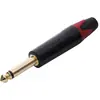 Plug de Cobre Puro 6,35 Mono/Estéreo, Grande Plug de Áudio para Microfone de Três Vias/Duas Vias, Plug de Áudio para Guitarra Np3X