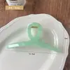 Nuevo Clip de Tiburón de Resina, Clip Sencillo y Elegante para el Cabello de Niña, Clip para el Cabello con Patrón de Mármol Transparente Hielo, Patrón de Flujo, Accesorio para el Cabello