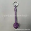 Llavero de Coche Bolsa Pareja Regalo Exquisito Piel de Oveja Suave Tejido a Mano Pelota de Tenis Nudo Mono Bolsa Colgante