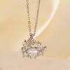 Moda Transfronteriza Accesorios de Flor de Tulipán Collar Estilo Dulce Colgante Pequeño de Flor Fresca Cadena para Suéter Versátil con Temperamento