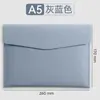 Bolsas de Documentos Empresariais Personalizáveis com Impressão de Logotipo, Pastas de Arquivo Impermeáveis, Bolsas de Documentos de Couro A4 Espessadas